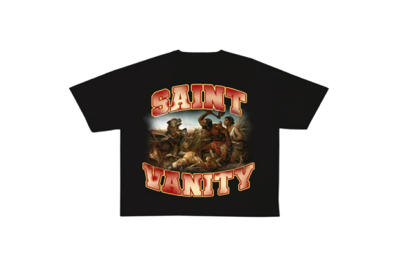 Saint Vanity Black T-Shirt Saint Vanity Black T-Shirt