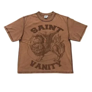 Saint Vanity Cropped Crewneck T-Shirt