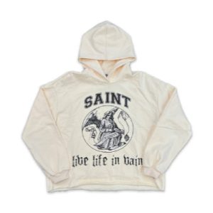 Saint Vanity Cream Live Life In Vain Hoodie
