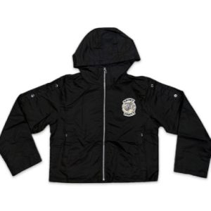 Saint Vanity Nylon Hooded Track Black Jacket