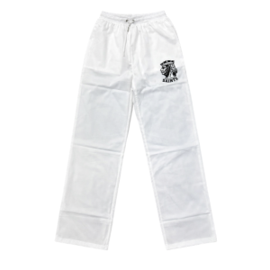 Saint Vanity Red Logo Sweatpant White