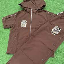 Saint Vanity Hooded Brown Tracksuit