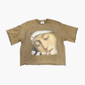 Love Saint Vanity Cropped Crewneck T-Shirt