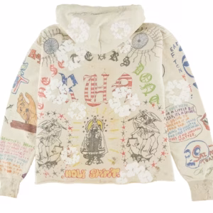 Saint Vanity x Denim Tears Graffiti Hoodie Grey