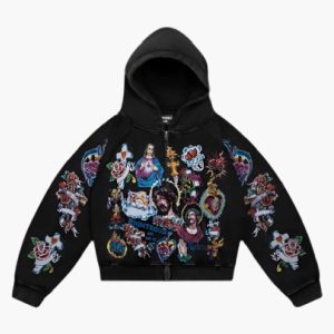 Saint Vanity Righteous “Risen King Zipper Hoodie