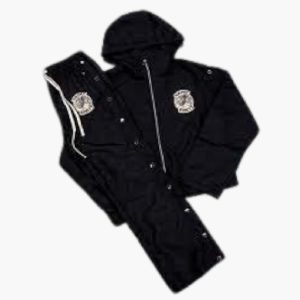 Saint Vanity Zip-UP Black Tracksuit