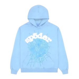 Sp5der Web Hoodie Sky Blue