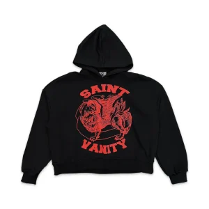 Saint Vanity Griffin Hoodie Black/Red
