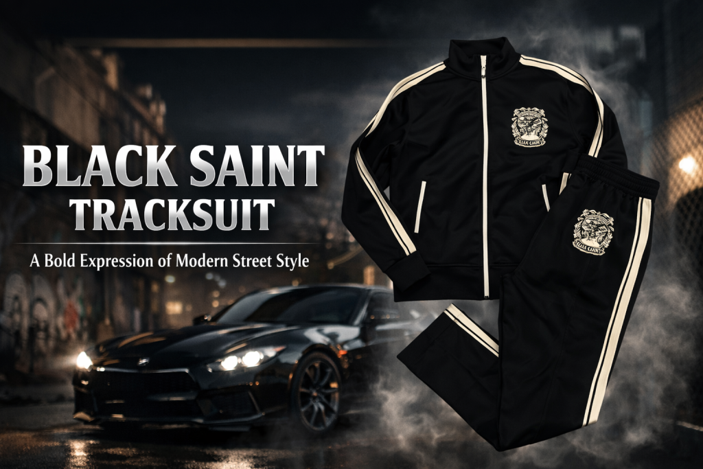 Black Saint Vanity Tracksuit – A Bold Expression of Modern Street Style