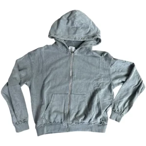 Grey Saint Vanity Cotton Zip-Up Hoodie